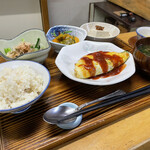 Inoue - 豚チーズオムレツ定食