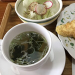 Resutoran Kokage - サラダとスープ