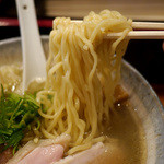 らーめん専門 和海 - 塩らーめん（６５０円）＋特製出汁（５０円）