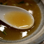 らーめん専門 和海 - 塩らーめん（６５０円）＋特製出汁（５０円）