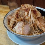 Jankuya Tetsu - カレーの豚増し、麺大盛。野菜ちょい増し。