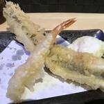天ぷらとワイン 小島 - 2回目の天ぷら