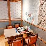 寿司と山形蕎麦 海風季 - モダンな和食屋さんの店内♪