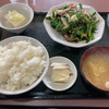 石川屋 - 肉ニラ定食