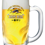 インドカリーダイニング コバラヘッタ - ドリンク写真:キリン一番搾りビール(ジョッキ)