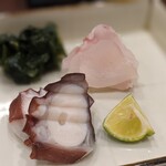 鮨みやもと - タコ、クエ