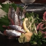 伊達藩長屋酒場 - サンマの刺身