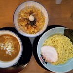 町田商店 - つけ麺（並盛）、小ネギチャ丼