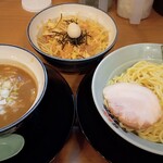 町田商店 - つけ麺（並盛）、小ネギチャ丼