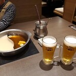 Yuzu An - 先ずは生ビールです〰️‼️