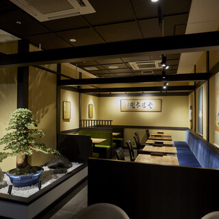 A calm space that combines Japanese and Western styles