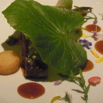 ランベリー ナオト キシモト - 大きな山葵菜のお帽子の下には。。。