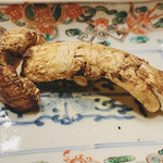 比良山荘 - ◎岩手県岩泉産のつぼみの松茸は極上の美味さ！