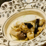 比良山荘 - ☆月の輪熊と海老芋と香茸の治部煮風