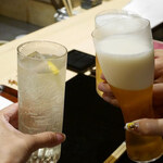 味あら井 - 乾杯