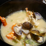 味あら井 - 「伊勢海老としじみのお味噌汁」0