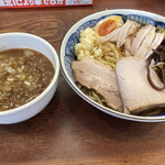良温 - アブラオンつけ麺＋辛ネギ