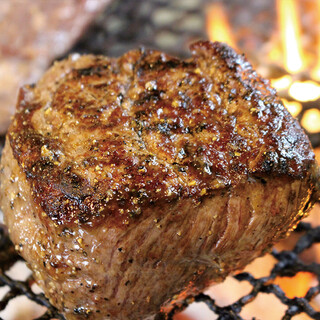 Enjoy Steak aged for 40 days and grilled over wood and charcoal.