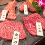 焼肉ホルモン せがれ - せがれ厳選5種盛り