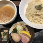 鴨出汁中華蕎麦 麺屋yoshiki - 鴨出汁手揉み塩つけ蕎麦