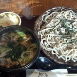 Soba Kiyose Raku An - 太切り田舎そば肉汁