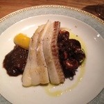 ワインちゃん 瓦・町・路・地 - 太刀魚と飯蛸、温野菜のサラダ