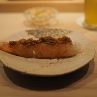 鮨 なんば 日比谷 - ボタンエビ