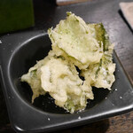 優歩 - おとおし
「四角豆の天ぷら」