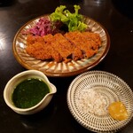 雁木亭 - ラムカツ（パセリソース）