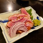 雁木亭 - 炙り鴨ワサ