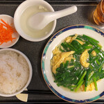 中国料理 昇龍 - ニラ玉定食850円
