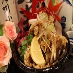 Spicy fried arrowfish nankotsu