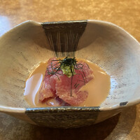 鮨　銀座　鰤門 - まぐろ胡麻ダレ