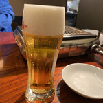 焼肉 貴文 - 生ビール