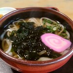 手打ちうどんマコト - セットのうどん(わかめ)