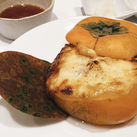 神田明神下 みやび 本店 - 柿の柿釜オーブン焼き