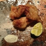 蓮 - 河豚の唐揚げ