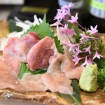 とん唐てん - 一黒軍鶏刺身