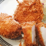 とんかつ ひのや - ひのや定食（メンチ・イカ・コロッケ）900円税込