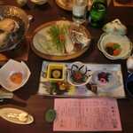 たちばなや - 前菜、先付、お凌ぎ、煮物、鍋物