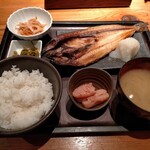 Hakata Motsunabe Yamaya - 真ほっけの開き定食1300円