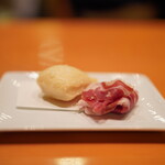 日本料理 たかむら - スペインハモンセラーノ18ヶ月熟成 パンツォーネ