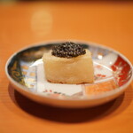 日本料理 たかむら - かぶら餅キャビア添え