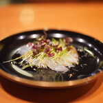 日本料理 たかむら - クエのカルパッチョ