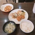 創作料理 桃ノ木 - 麻婆豆腐/スープ/八宝菜/玉子木耳炒め/唐揚げ/ご飯