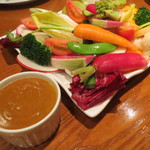 ラ・ブーシェリー・デュ・ブッパ - 鎌倉野菜のスティック バーニャカウダ・ソース