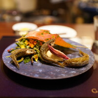 Gibier MIYAMA - 本モロコ　白味噌　茗荷　クレソン