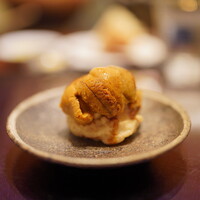 Gibier MIYAMA - 帆立　雲丹醤油