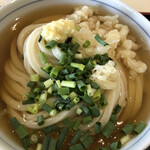 手打うどん 長谷沼 - トッピング後