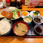 築地日本海 - 日替りフライ定食